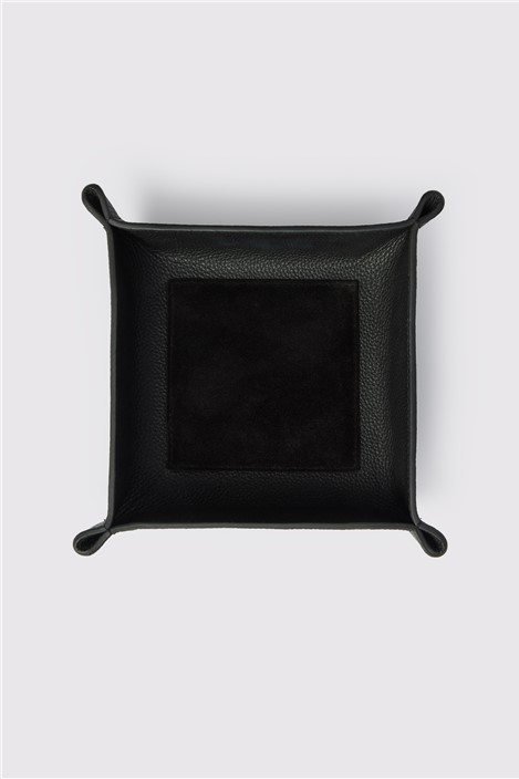 Antique Rogue Leather Coin Tray