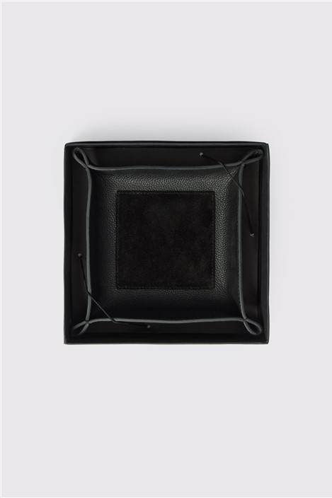 Antique Rogue Leather Coin Tray