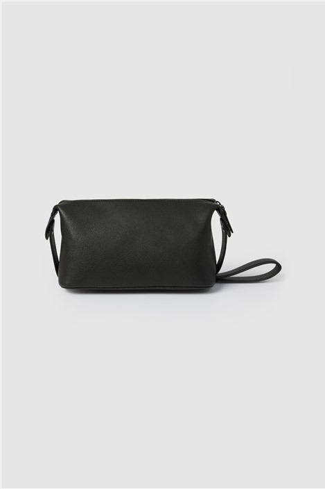 Antique Rogue Leather Washbag with Handle