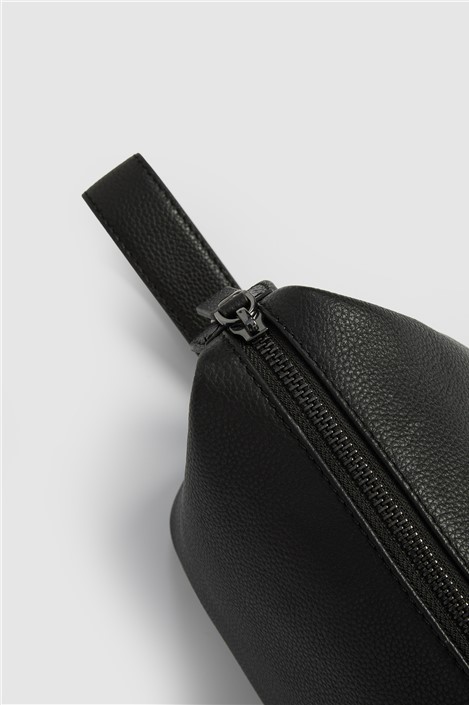 Antique Rogue Leather Washbag with Handle