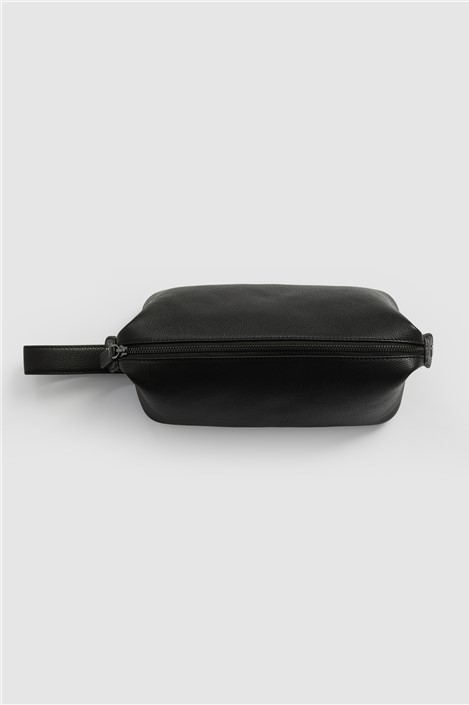 Antique Rogue Leather Washbag with Handle