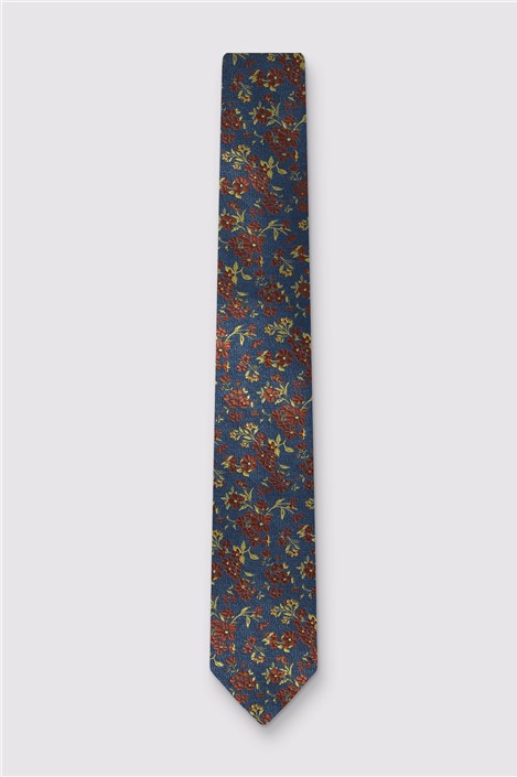 Antique Rogue Navy Jasmine Wedding Tie