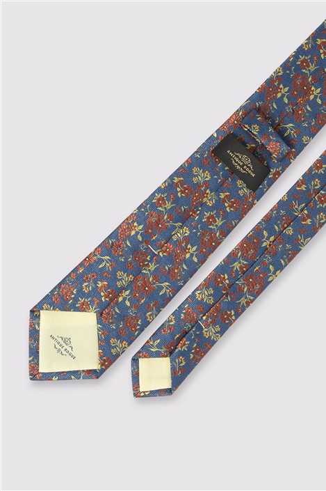 Antique Rogue Navy Jasmine Wedding Tie