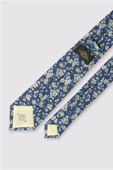Antique Rogue Yellow Blue Jasmine Wedding Tie