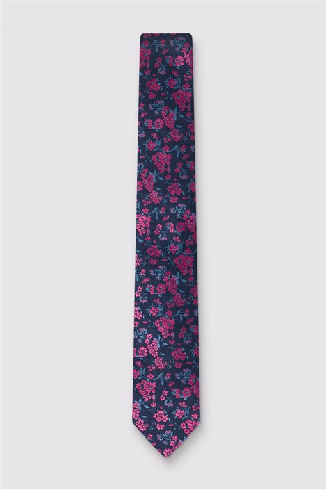 Antique Rogue Raspberry Jasmine Wedding Tie