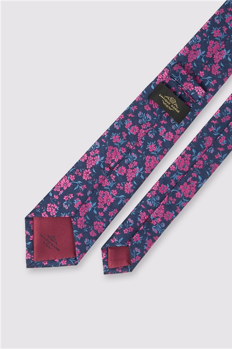 Antique Rogue Raspberry Jasmine Wedding Tie
