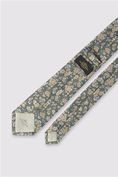 Antique Rogue Sage Jasmine Wedding Tie