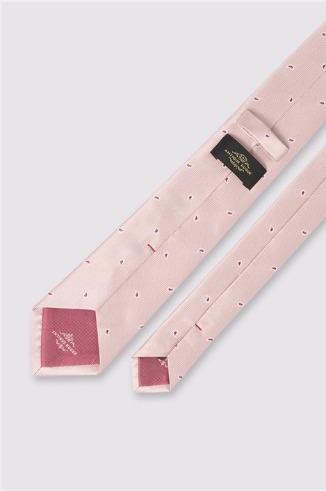 Antique Rogue Pink Pine Paisley Tie