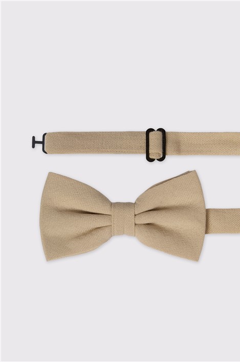 Antique Rogue Ecru Linen Blend Bow Tie
