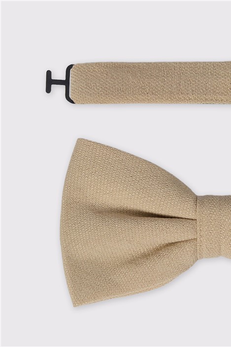Antique Rogue Ecru Linen Blend Bow Tie

