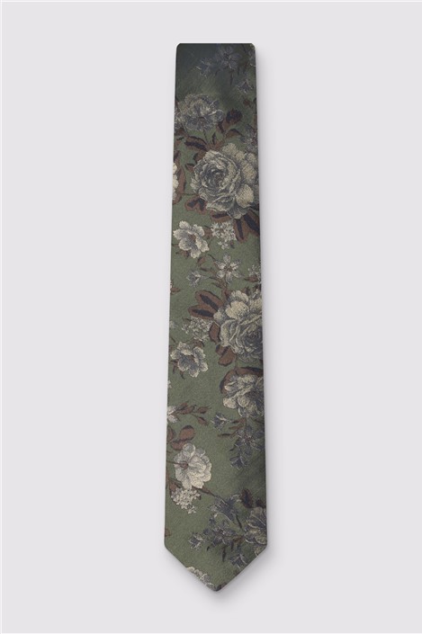 Alexandre Sage Wild Rose Silk Tie