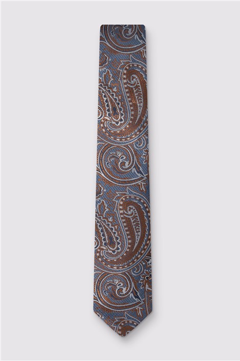 Alexandre Navy Paisley Silk Tie