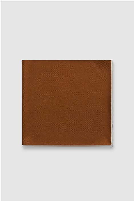 Alexandre Rust Silk Pocket Square