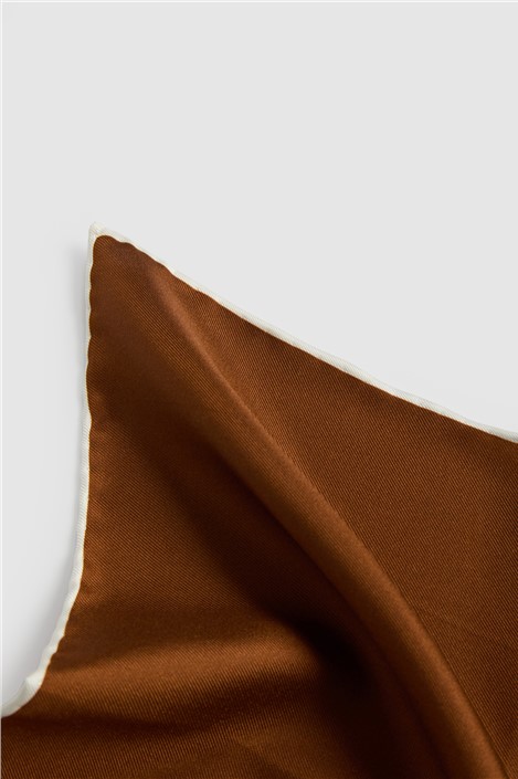 Alexandre Rust Silk Pocket Square