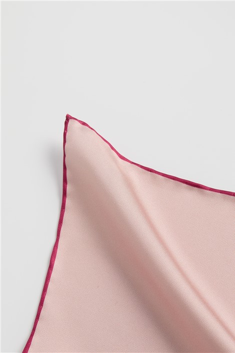 Alexandre Pink Silk Pocket Square