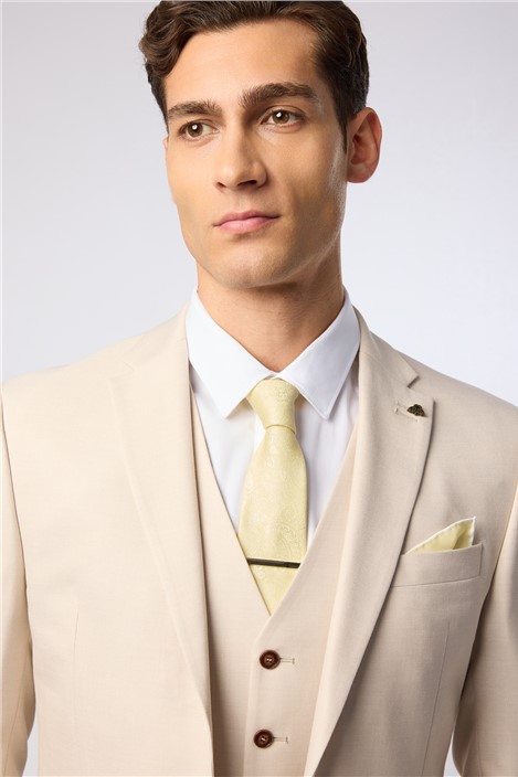 Antique Rogue Buttermilk Yellow Paisley Tie
