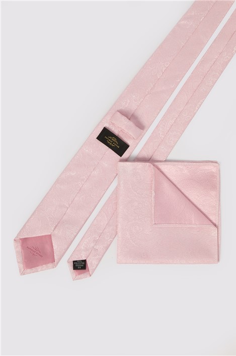 Antique Rogue Pink Paisley Tie
