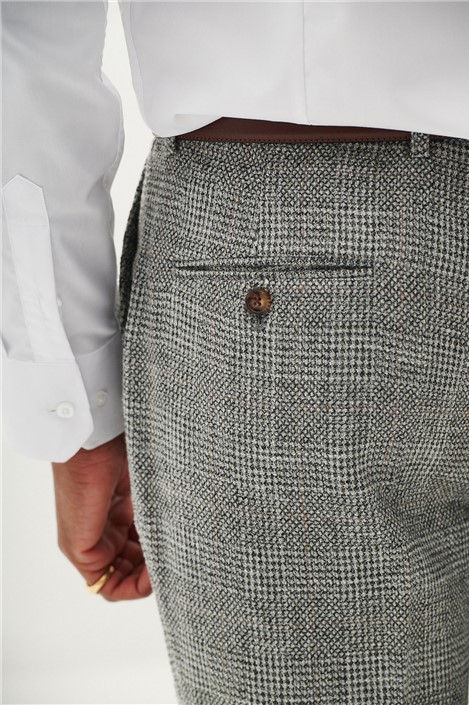 Marc Darcy Slim Fit Kris Silver Trousers
