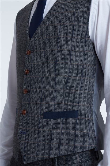 Antique Rogue Emerson Herringbone Waistcoat