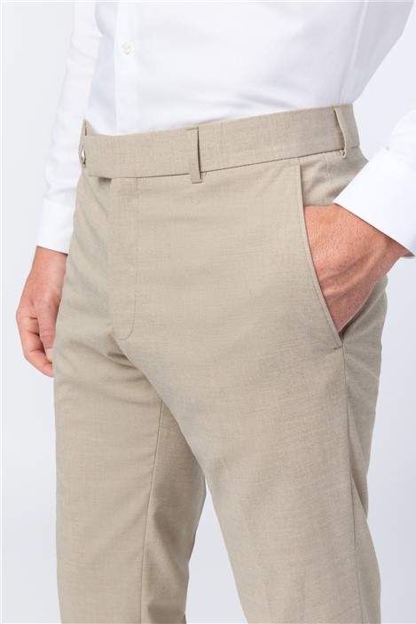 Antique Rogue Slim Fit Sand Trousers