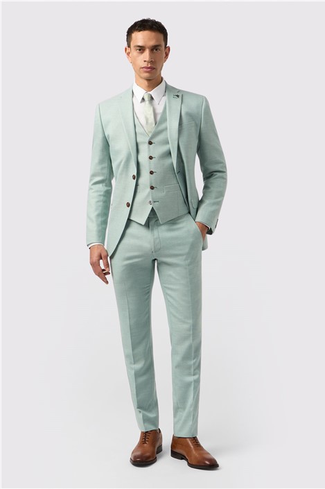 Antique Rogue Slim Fit Blake Seafoam Suit