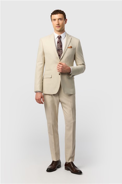 Antique Rogue Slim Fit Blake Ecru Jacket