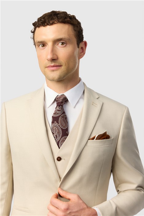Antique Rogue Slim Fit Blake Ecru Jacket