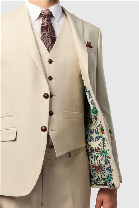 Antique Rogue Slim Fit Blake Ecru Jacket