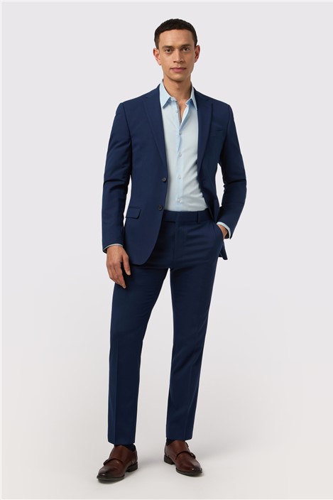 Antique Rogue Slim Fit Montrose Bright Blue Jacket