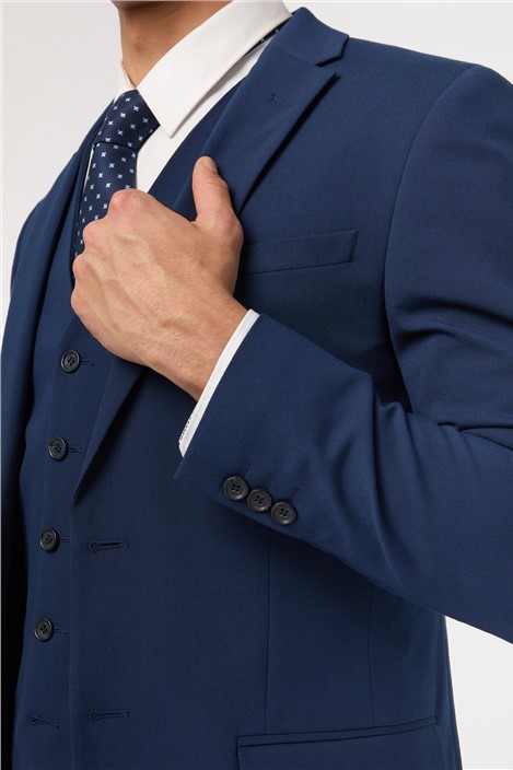 Antique Rogue Slim Fit Montrose Bright Blue Jacket