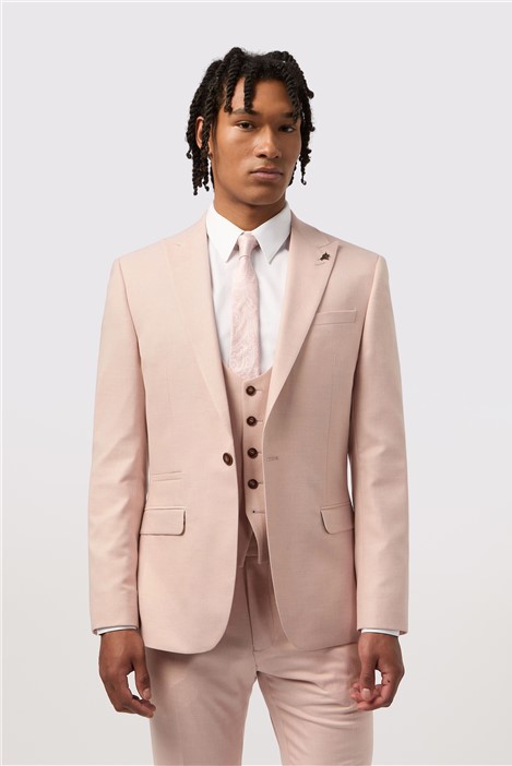 Antique Rogue Slim Fit Blake Peach Mens Suit Jacket