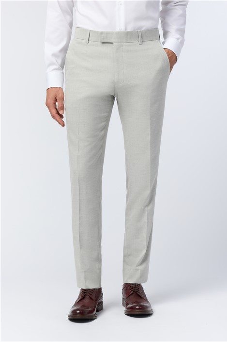 Antique Rogue Slim Fit Blake Pale Grey Mens Trousers