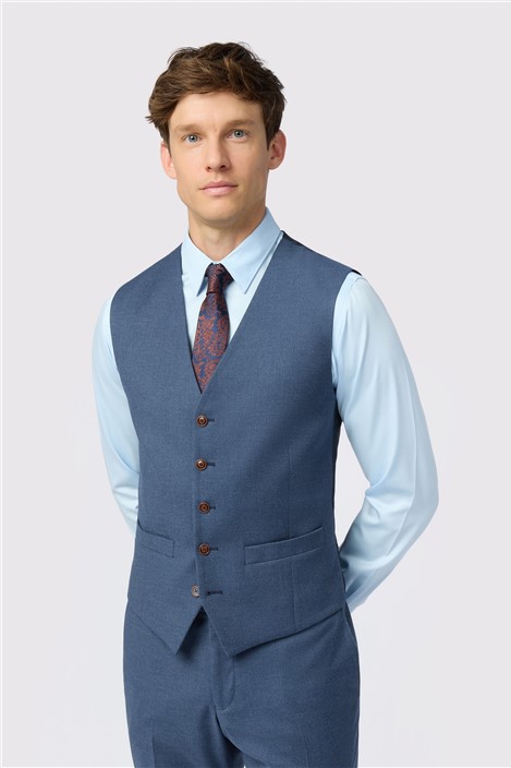 Antique Rogue Slim Fit Harley Airforce Flannel Waistcoat