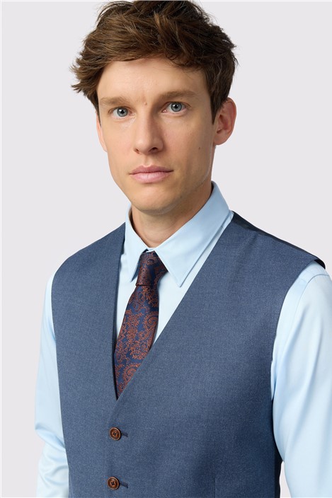 Antique Rogue Slim Fit Harley Airforce Flannel Waistcoat