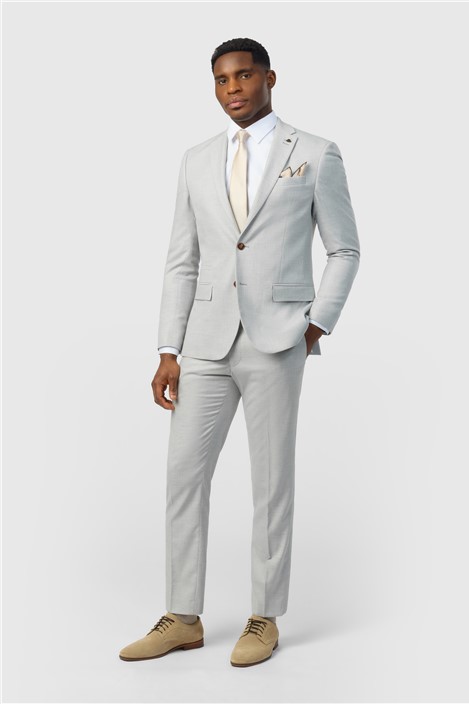 Antique Rogue Slim Fit Blake Grey Texture Jacket

