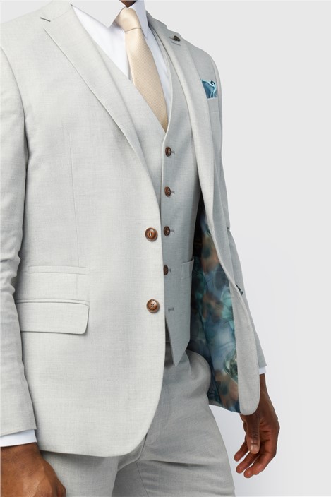 Antique Rogue Slim Fit Blake Grey Texture Jacket
