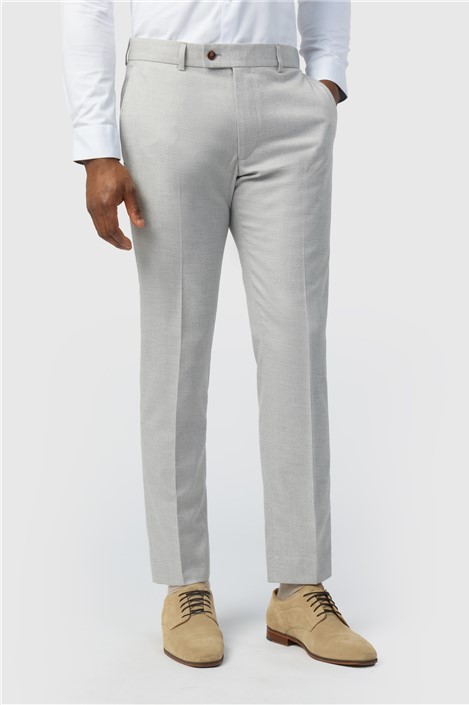 Antique Rogue Slim Fit Blake Grey Texture Trouser
