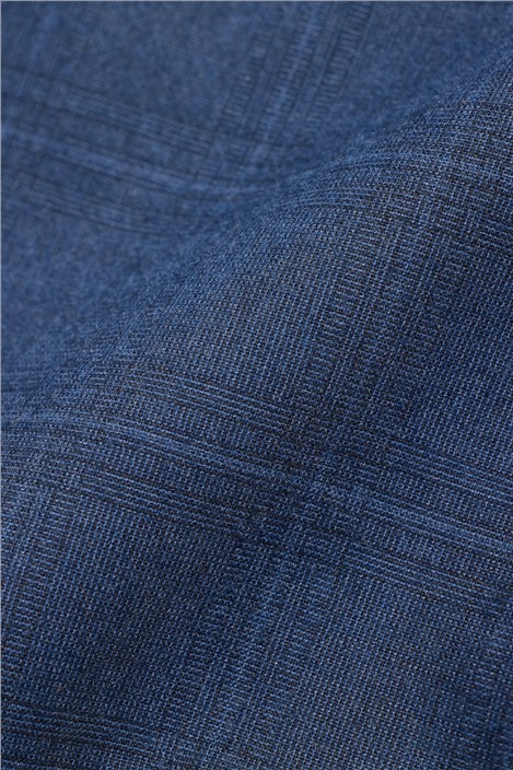 Antique Rogue Tailored Fit Maddoc Blue Check Jacket

