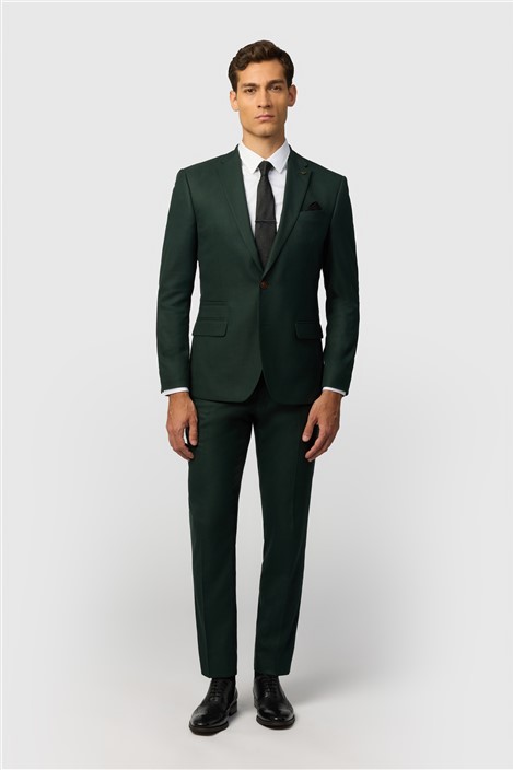 Antique Rogue Slim Fit Blake Deep Green Jacket
