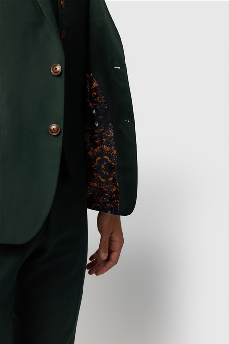 Antique Rogue Slim Fit Blake Deep Green Jacket
