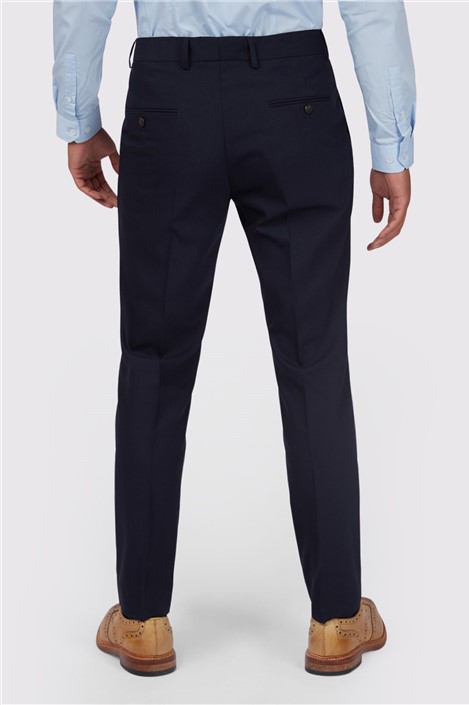 Antique Rogue Slim Fit Curtis Navy Twill Trouser