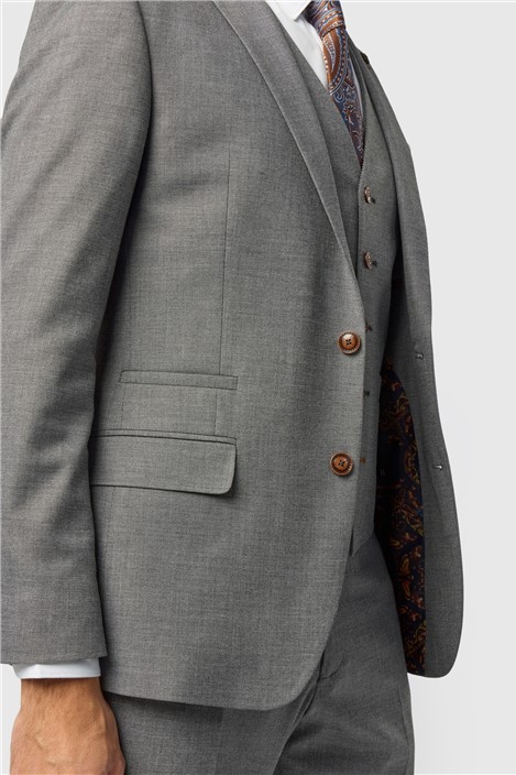 Antique Rogue Slim Fit Blake Grey Texture Jacket