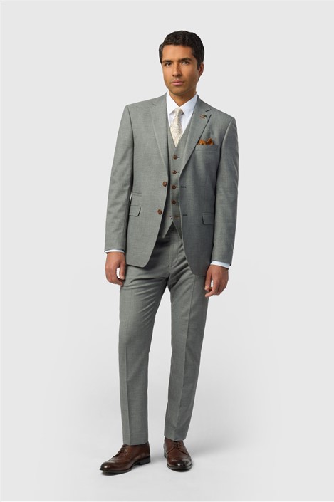 Antique Rogue Regular Fit Blake Grey Texture Jacket
