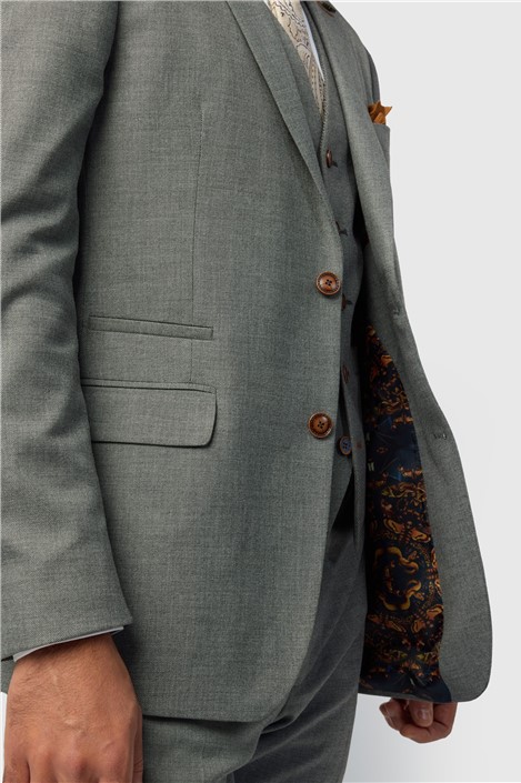 Antique Rogue Regular Fit Blake Grey Texture Jacket
