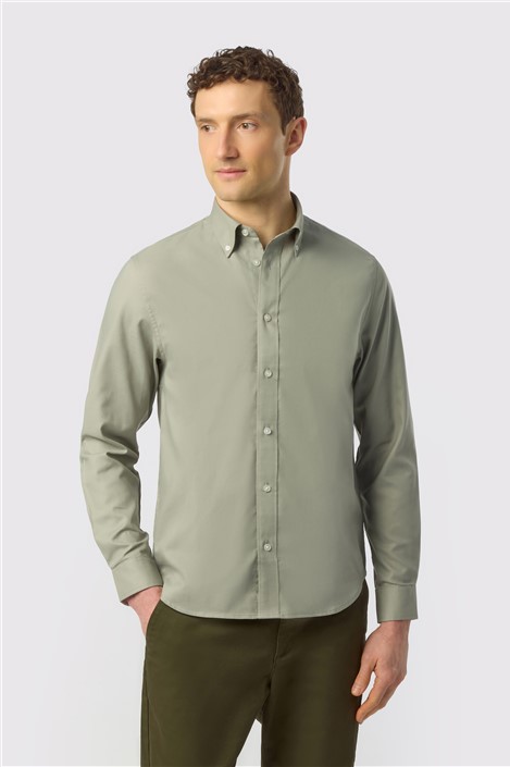 Ted Baker Light Green Oxford Shirt