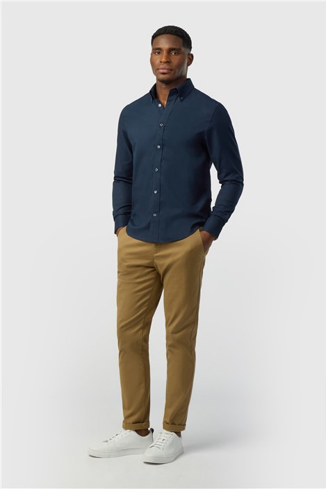 Ted Baker Navy Oxford Shirt
