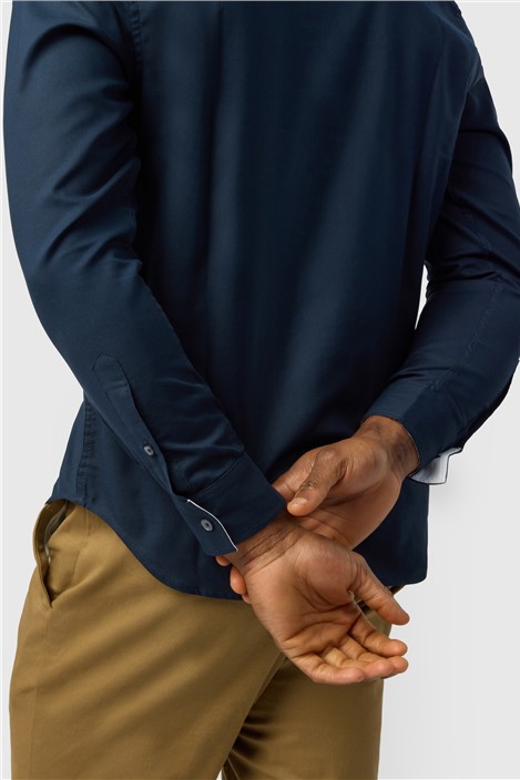 Ted Baker Navy Oxford Shirt