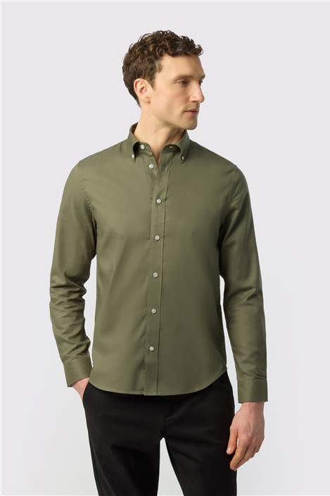 Ted Baker Olive Oxford Shirt