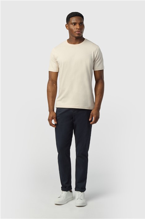 Ted Baker Ivory Cotton T-Shirt