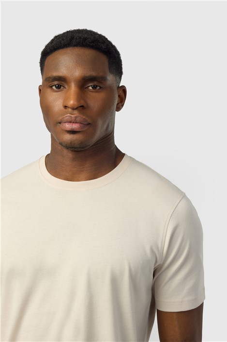 Ted Baker Ivory Cotton T-Shirt